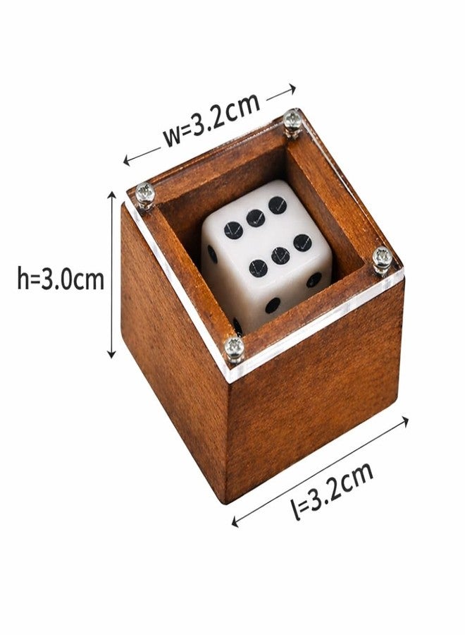 MilesMagic Badlands Bob Dice Magic Trick Gimmick | Impossible Dice Number Change & Prediction Illusion | Visual Close-Up Mentalism Effect | Professional Wooden Magic Prop for Magicians - Image 4